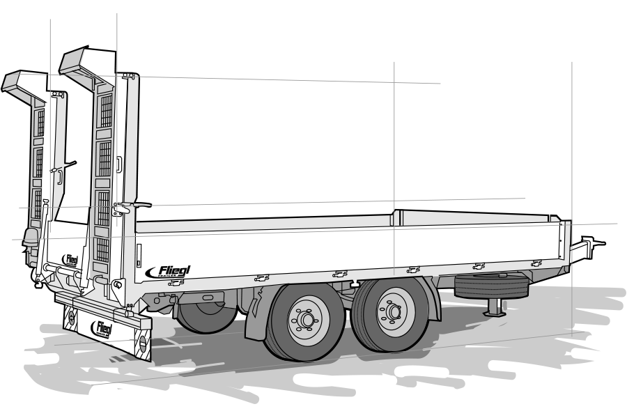 Tandem trailer construction